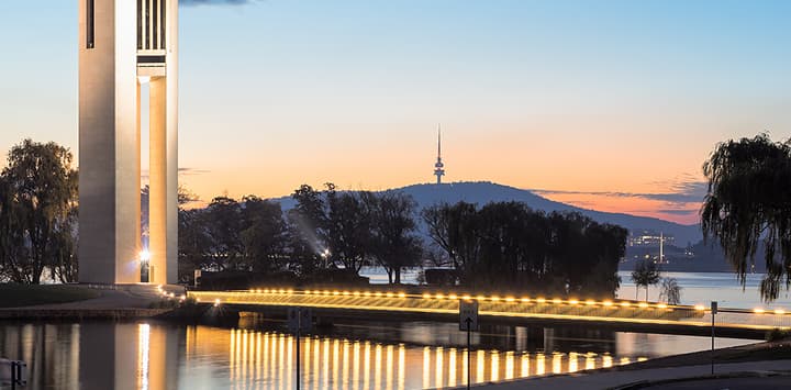 Canberra, Australia cityscape
